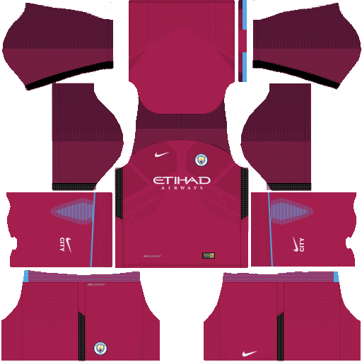 2018 Manchester City Away Kits 512x512 Dream League Soccer 512x512