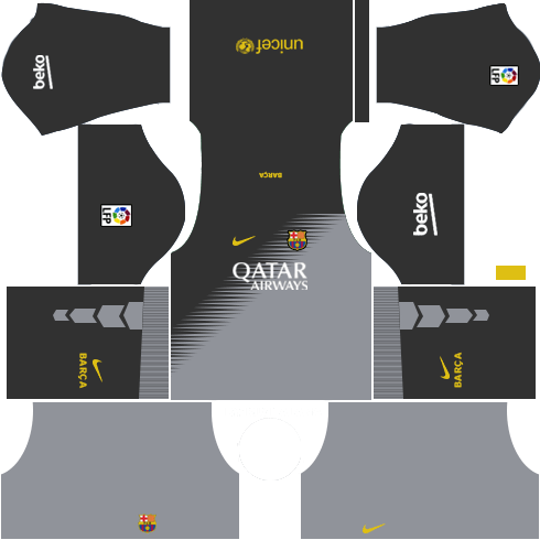 Dream League Soccer Kits Barcelona 2015 URL Goalkeeper Away 512x512