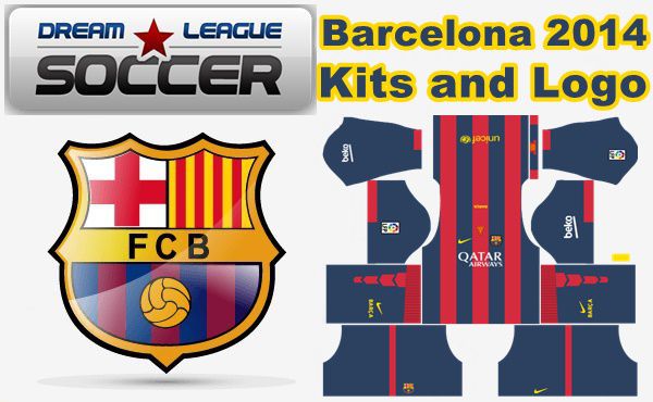 Dream League Soccer Kits Barcelona 2014/2015 with Logo URL