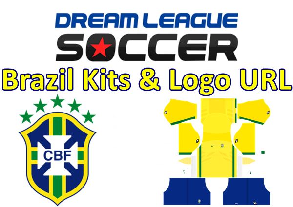 Dream League Soccer Kits Brazil with Logo 2017-2018 URL 512x512