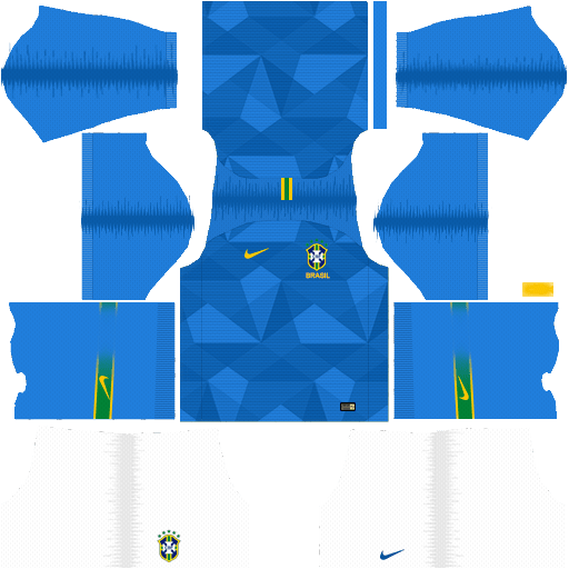 Brazil 2018 World Cup Kit for Dream League Soccer Kits 512x512 URL