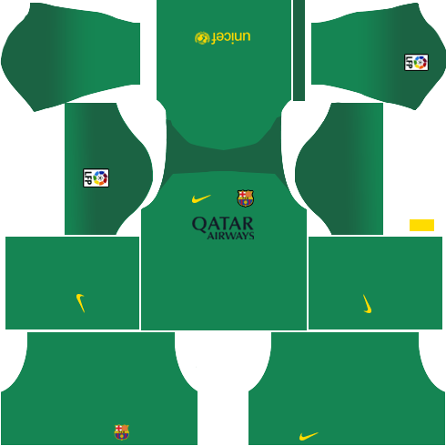 Dream League Soccer Barcelona Kits 2013-2014 URL 512x512 Goalkeeper Home