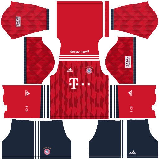 Bayern Munich 2018-19 Dream League Soccer Kits 512x512 URL