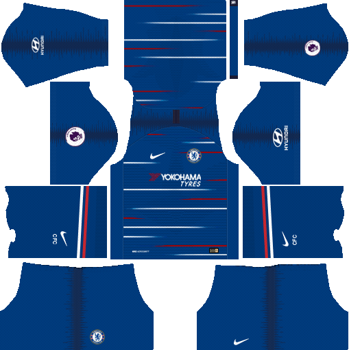 Dream League Soccer Kits Chelsea FC 2018-19 URL 512x512