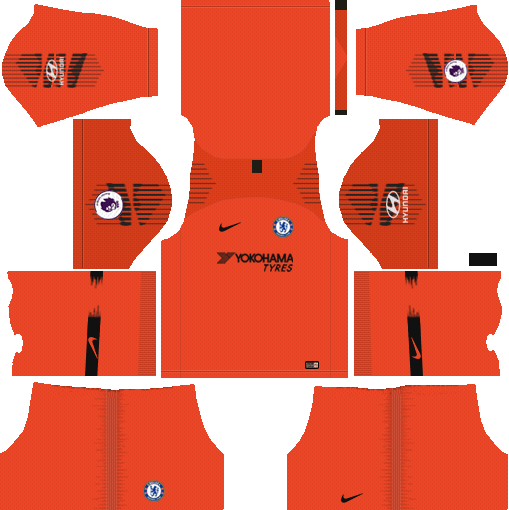 Goalkeeper Third Dream League Soccer Kits Chelsea FC Away 2018-19 URL 512x512
