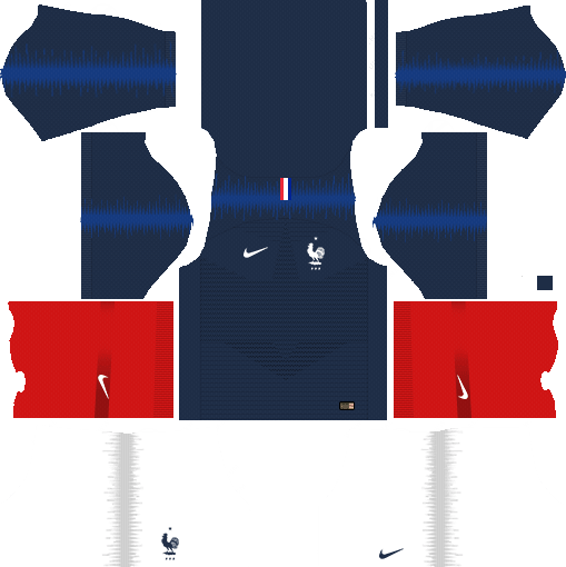 FIFA World Cup 2018 Dream League Soccer Kits France 512x512 URL