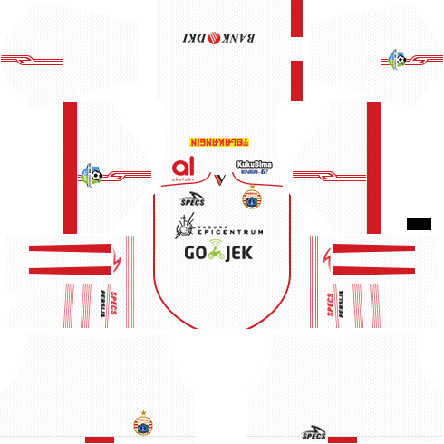 Kit Dream League Soccer Persija Jakarta 2018-19 Kits 512x512 URL Away