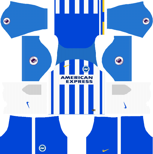 Brighton FC 2017-2018 Dream League Soccer Kits URL 512x512
