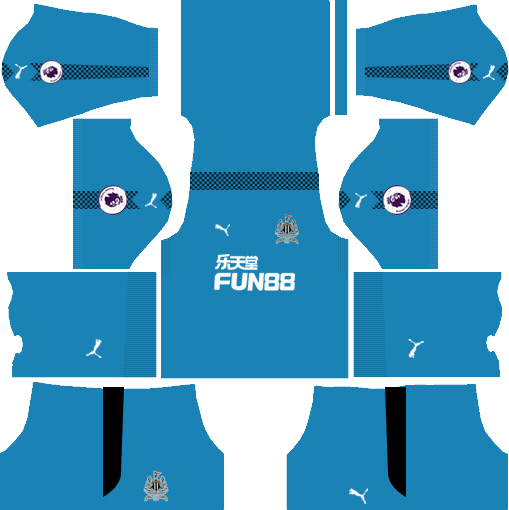 Newcastle United Goalkeeper Dream League Soccer Kits 2017-18 512x512 URL