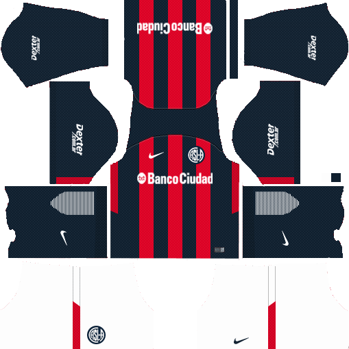 Dream League Soccer Kits San Lorenzo 512x512 URL