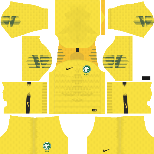 Saudi Arabia World Cup 2018 Goalkeeper Dream League Soccer Kits URL 512x512 - Away
