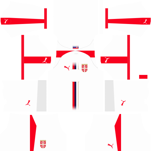 Serbia 2018 World Cup Dream League Soccer Kits Away 512x512 URL