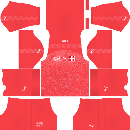 Switzerland FIFA 2018 World Cup Dream League Soccer Kits URL 512X512