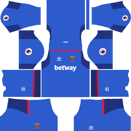 West Ham United Goalkeeper Away 2017-2018 Dream League Soccer Kits URL 512x512