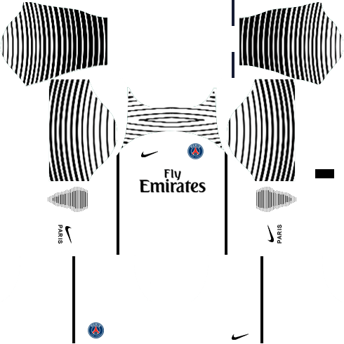 Paris Saint Germain PSG Goalkeeper Kit 2016-17 Dream League Soccer Kits