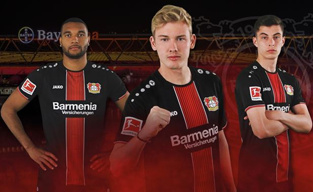 Bayer Leverkusen Home Kits 2018