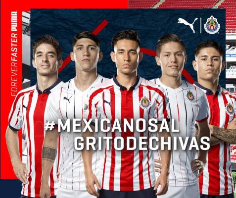 Dream League Soccer Kits Chivas De Guadalajara 2018-19