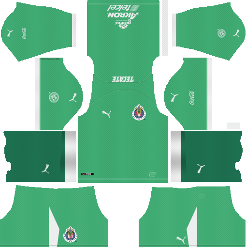 Goalkeeper Dream League Soccer Kits Chivas De Guadalajara 2018-19 URL 512x512