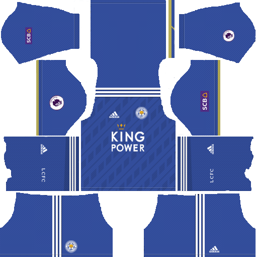 Leicester City 2018-19 Dream League Soccer Kits URL 512x512