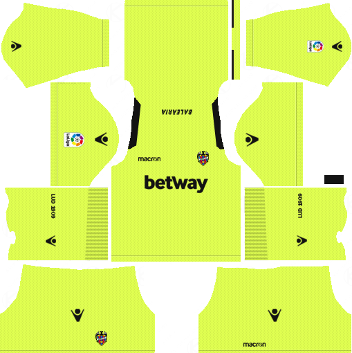 Levante UD Goalkeeper Away 2018-19 Dream League Soccer Kits URL 512x512