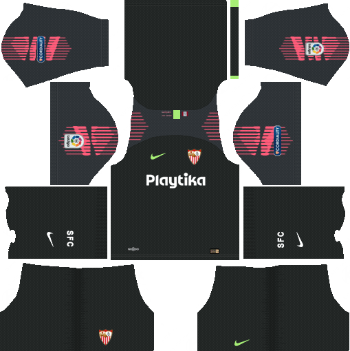 Nike Sevilla FC 2018-19 Goalkeeper Home Dream League Soccer Kits URL 512x512