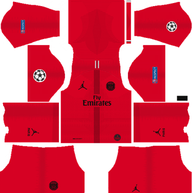 Jordan Paris Saint-Germain PSG Goalkeeper Away 2018-19 Dream League Soccer Kits URL 512x512