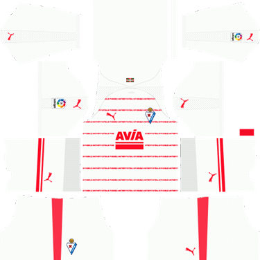 SD Eibar 2018-19 Away Dream League Soccer Kits - DLS 18 Kit