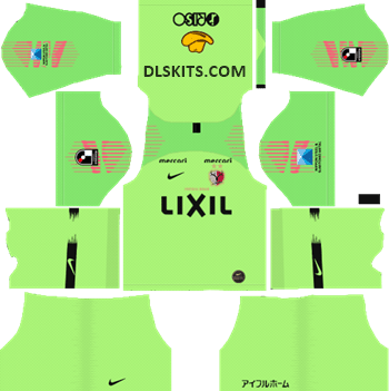 Kashima Antlers 2019 Kit Goalkeeper Home - DLS Kits - Dream League Soccer Kits URL 512x512