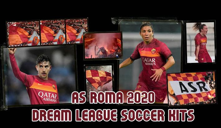 AS Roma 2020-21 Dream League Soccer Kits | DLS 20 Kits
