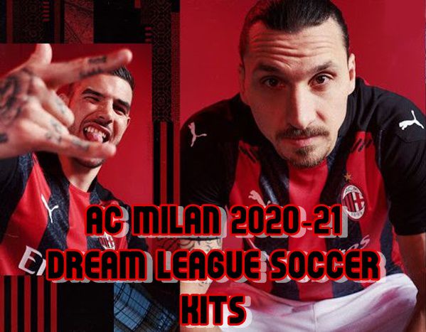 AC Milan 2020-21 Dream League Soccer Kits | DLS 20 Kits