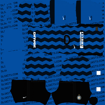Inter Milan Home Kit 2020 - Dream League Soccer Kits - DLS 20 Kits