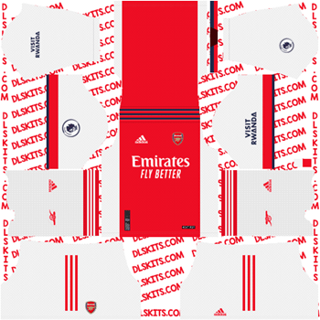 Arsenal 2021-22 Dream League Soccer Kits for DLS 2019