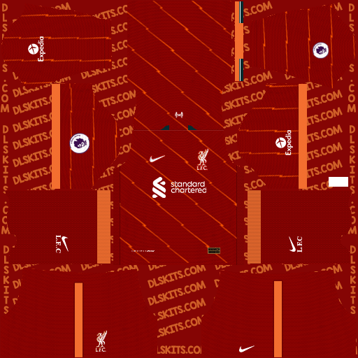 Liverpool FC 2021-22 Dream League Soccer Kits for DLS 2019