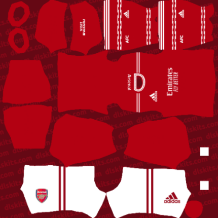 Arsenal Home 2022 Dream League Soccer Kit - AFC DLS 22 Kit