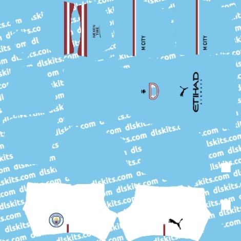 Bộ dụng cụ bóng đá Dream League Manchester City 2022-23