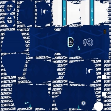 Chelsea FC Home Dream League Soccer Kits 2022-23