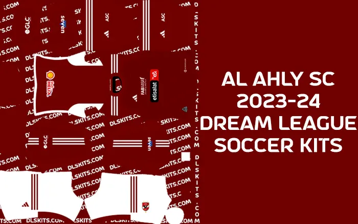 Al Ahly SC Dream League Soccer Kits 2023-24 [DLS 24 Kits]
