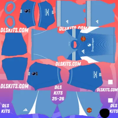 Goalkeeper Away 2025 DLS Manchester United Kit