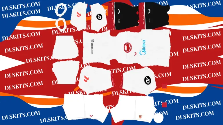 Sevilla FC 2024-2025 Dream League Soccer Kits For DLS 25