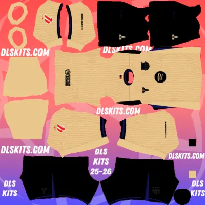 Barcelona FC 2025-26 Dream League Soccer Kits For DLS 25 Barcelona Away 2025-26 DLS Kits URL for Dream League Soccer