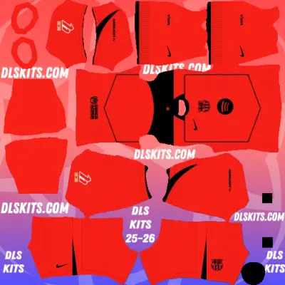 Barcelona FC 2025-26 Dream League Soccer Kits For DLS 25 Barcelona Third 2025-26 DLS Kits URL for Dream League Soccer