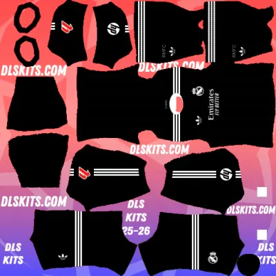 Goalkeeper Third Real Madrid DLS Kits 2025-26 for Dream League Soccer