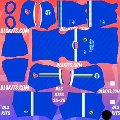 Third Real Madrid DLS Kits 2025-26 for Dream League Soccer