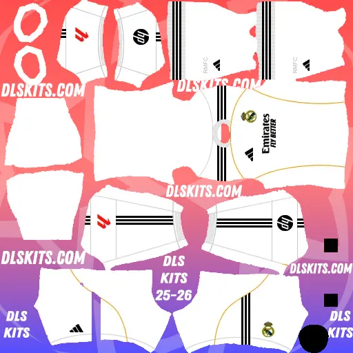 Real Madrid Home DLS 25 Kits