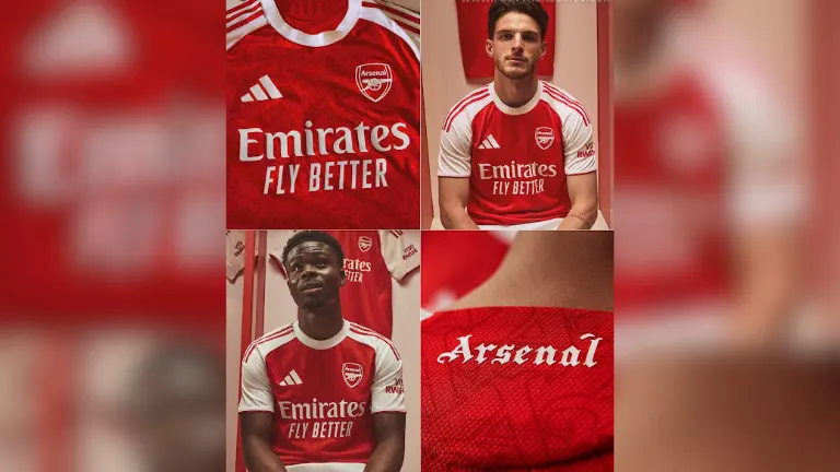 Arsenal Home Kit 2025-26 For Premier League