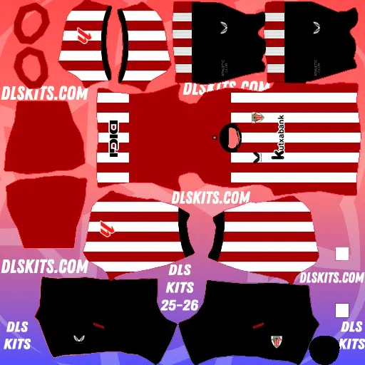 Athletic Club Bilbao 2025-26 Dream League Soccer Kits DLS 25