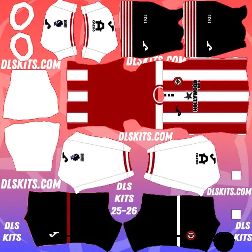 Brentford FC 2025-26 Dream League Soccer Kits For DLS 25