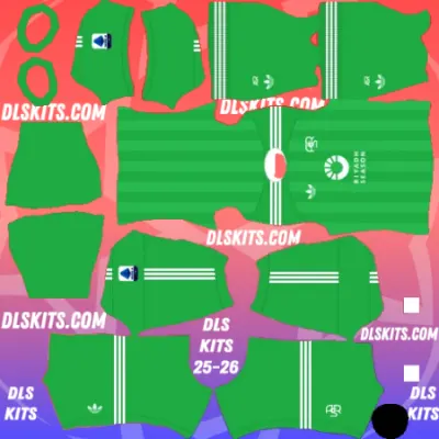 Goalkeeper Third AS Roma Kit 2025-26 Dream League Soccer Kits URL