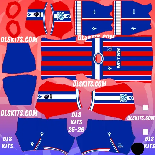 Crystal Palace 2025-26 Dream League Soccer Kits DLS 25