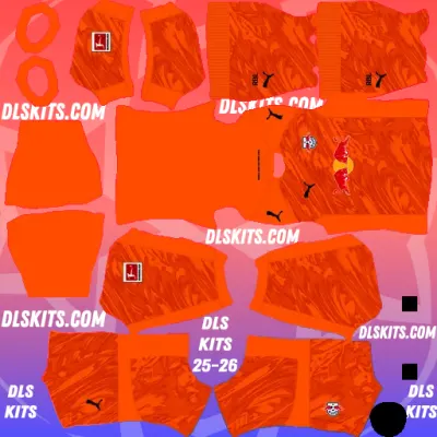 RB Leipzig 2025-26 Dream League Soccer Kits DLS 26 Goalkeeper Away RB Leipzig Dream League Soccer DLS Kits 2025-26